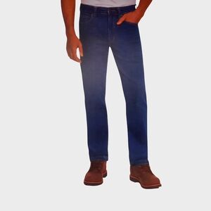 Men's Kirkland Signature Straight Fit Denim Jeans Blue Size 38x32 NWT